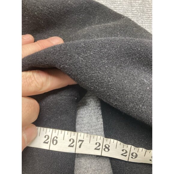 St John's Bay Pea Coat Women’s Sz 2X Black Long Sleeve Button Up Cashmere Blend - Picture 7 of 11